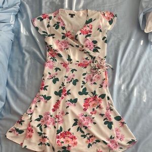 Ann Taylor Floral Wrap Dress